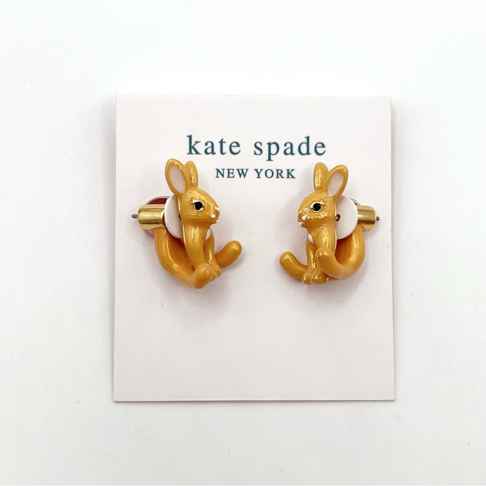 KS049-Kate Spade bunny earrings